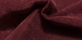 Claremont Sibton Beet Plum Strie Velvet Upholstery Linen Fabric 1.2 Yards 51&quot;W - £38.67 GBP