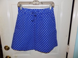 J.Crew  Blue White Polka Dot Skirt With Pockets Size 00 Women&#39;s NWOT - £17.50 GBP