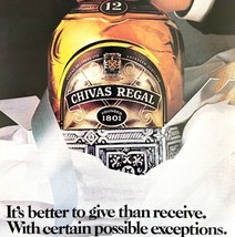 Chival Regal Scotch Whisky 1979 Advertisement Christmas Distillery Alcoh... - $29.99