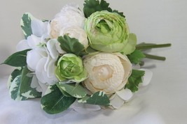 Flowers (new) BOUQUET - CREAM RANUNCULUS BOUQUET, PERFECT FOR ANY TIME O... - $11.89