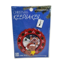 Vintage Designs Needle Christmas Keepsakes # 1310 Gingerbread Ornament Nos New - £9.11 GBP