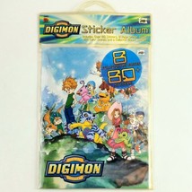 Digimon Sticker Album Book 80 Stickers 8 Page Booklet Collector Bonus Sticker