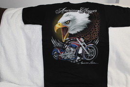 Motorcycle Eagle Wings American Chopper American Hero T-SHIRT - £8.82 GBP