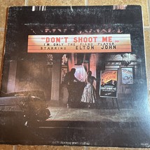 Elton John - Don&#39;t Shoot Me I&#39;m Only The Piano Player Vinyl LP -1973- MCA 2100 - £19.96 GBP