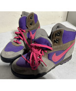 Vintage 1990s NikeACG SZ 8 Trail Hiking Suede Women’s Pink&amp; Purple - €64,68 EUR