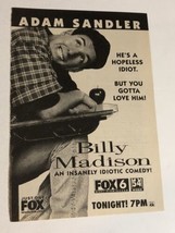 Billy Madison Tv Guide Print Ad Adam Sandler TPA17 - £4.66 GBP