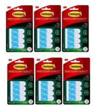 Command Small Damage Free Hanging Wall Adhesive Strips Refill (16-ct) / 6-PACK - £19.78 GBP