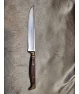 Vintage Rowoco Boot Handle Steak Knife 5&quot; stainless steel blade Made in ... - $15.43