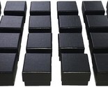 Pack Of 24 Wholesale Black Ring Gift Boxes With Velvet And Foam Inserts. - $35.95