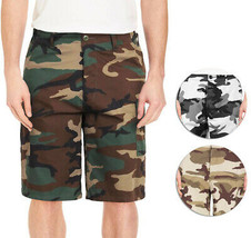 Men&#39;s Casual Military Army Camo Camouflage Tactical Utility Cargo Shorts - £24.56 GBP