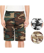 Men&#39;s Casual Military Army Camo Camouflage Tactical Utility Cargo Shorts - £24.85 GBP