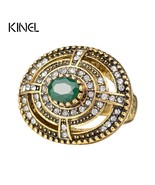 Fashion Turkey Jewelry Vintage  Ring For Woman Royals Temperament Clothi... - £5.68 GBP