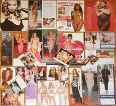 TYRA BANKS spain clippings 1990s/00s sexy photos magazine ebony black top model - £9.25 GBP