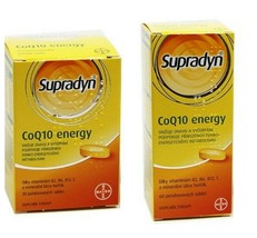 Supradyn CoQ10 Energy 60 tablets vitamins B C Magnesium minerals food supplement - £22.50 GBP+