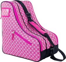 Thorza Roller Skate Bag For Girls, Pink, Holds Inline, Quad, Or Ice Skat... - £35.15 GBP
