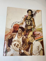 1972-73 LONG BEACH STATE BASKETBALL MEDIA GUIDE Yearbook 1973 Program VT... - $124.99