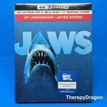 Jaws 45th Anniversary Steelbook 4K Ultra HD Blu-ray + Digital Best Buy USA - £101.68 GBP