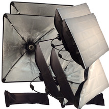 PAIR Photo Studio Universal Mount Photography 20&quot;x20&quot; Softbox Strobe Lig... - £71.93 GBP