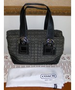Coach F10927 Soho Mini Satchel Signature Logo Jacquard Tote Shoulder Bag... - £47.81 GBP