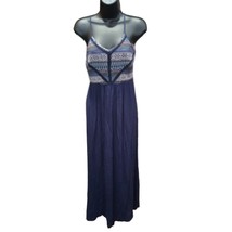 Lulus Playa Ciudad Navy Blue Maxi Dress Woman&#39;s Size XSmall - £14.64 GBP