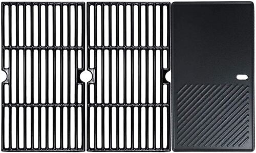 Grill Cooking Grates And Griddle 3Pcs 16 7/8&quot; for Charbroil Kenmore Mast... - $56.35