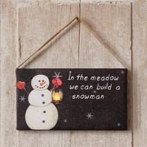 Led small Canvas Snowman Hanger - $19.99