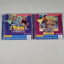MayaQuest PC Video Game Lot The Mystery Trail and The Yukon Trail - £10.88 GBP