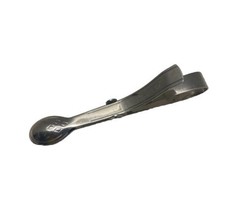 Pampered Chef Double Spoon Serving Tongs 6.5&quot; Chrome Finish - $10.48