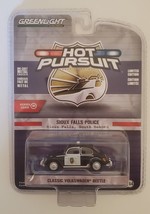 Classic Volkswagen Beetle Police Car Sioux Falls Police Dept  Greenlight... - $16.83