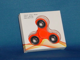 FIDGET HAND SPINNERS 1 ORANGE High Quality Long life Low Noise BRAND NEW... - £1.16 GBP