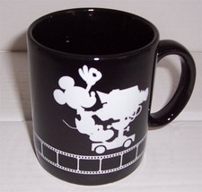 THE WALT DISNEY STUDIOS MICKEY MOUSE BLACK CERAMIC COFFEE MUG - £22.95 GBP