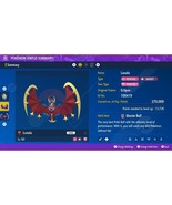 Shiny 6IV XXXL Modest Eclipse Lunala Event Pokemon Scarlet/Violet Indigo... - $3.94