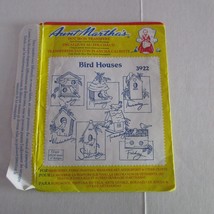 Bird Houses - 3922, Aunt Martha&#39;s hot iron transfers, used, SALE - $2.00