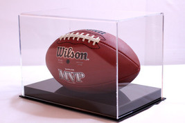 Football acrylic display case 85% UV filtering NFL NCAA full size memora... - £34.07 GBP