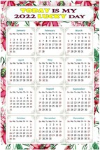 2022 Magnetic Calendar - Today is My Lucky Day - Themed 018 (5.25 x 8) - £8.64 GBP