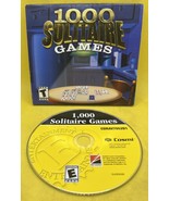 ✈️  1000 Solitaire Games (PC CD-ROM, 2004, Monte Carlo, Golf , Etc., CDR... - €8,51 EUR