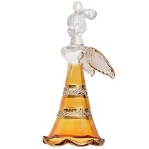 Yellow Angel with Gold Bands Egyptian Glass Christmas Tree Ornament Made... - $29.68