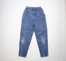 Vintage 70s Lee Womens 10 Distressed High Waist Tapered Leg Denim Jeans ... - $34.60
