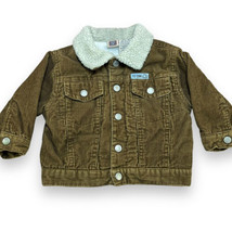 Vintage Faded Glory 12M Youth Baby Corduroy Jacket Fleece Lined Coat Boys/Girls - £13.35 GBP