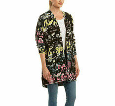 FREE PEOPLE Womens Cardigan Think Twice Stylish Cosy Fit Multicolour Size XS - £50.03 GBP