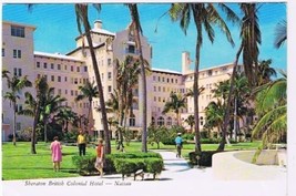 Bahamas West Indies Caribbean Islands Postcard Nassau Sheraton Colonial Hotel - £2.32 GBP
