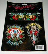 Guns N&#39; Roses Decal Stickers Vintage 1991 Rockerz Brockum Midwest Decal ... - $39.99
