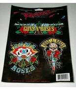 Guns N&#39; Roses Decal Stickers Vintage 1991 Rockerz Brockum Midwest Decal ... - $732.51 MXN