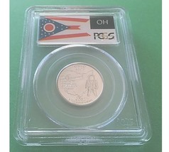 2002 P Ohio State Quarter Pcgs MS68 Flag Holder - £28.02 GBP