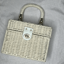 Woven Small Square Bag Handbag Top-handle Bag - $19.60