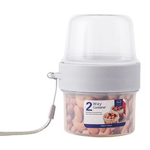 2-Way Container for Salads, Sauces, Fruits and Snacks-   360mL - £5.51 GBP