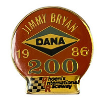 1986 Jimmy Bryan 200 Phoenix International Raceway Track Car Lapel Pin P... - £9.52 GBP