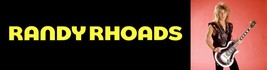 Randy Rhoads 10 x 3 Inch Professionally Printed Glossy Custom Bumper Sti... - €6,43 EUR
