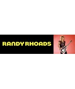 Randy Rhoads 10 x 3 Inch Professionally Printed Glossy Custom Bumper Sti... - $138.63 MXN