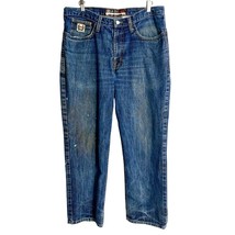 Cinch WRX Men&#39;s FR Jeans White Label Flame Resistant HRC-2 Straight Blue 36x30 - £23.47 GBP